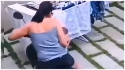 VIDEO | स्कूटी शिकणाऱ्या तरुणीने ब्रेकऐवजी अ‍ॅक्सिलेरेटर फिरवलं, मग जे झालं ते पाहून तुम्हीही पोट धरुन हसाल