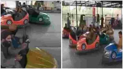 Viral Video | हातात बंदूक घेऊन टॉय कार चालवताना दिसले तालिबानी, व्हिडिओ झाला व्हायरल