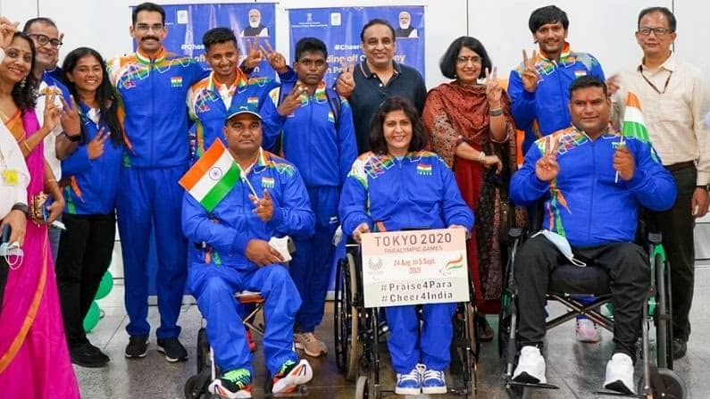 Paralympics 2020: ऑलिम्पिकमधील उत्तम कामगिरीनंतर आता लक्ष्य पॅरालिम्पिक्स, भारताचं पहिलं दल टोक्योकडे रवाना
