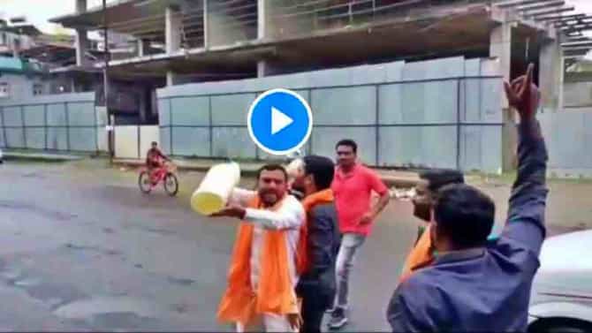 VIDEO: मराठा आरक्षणासाठी अंगावर पेट्रोल ओतून आत्मदहनाचा प्रयत्न, नांदेडमध्ये छावाचे कार्यकर्ते ताब्यात