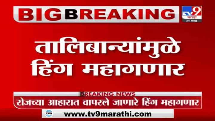 Afghanistan Update | भारताला मोठो फटका, तालिबान्यांमुळे हिंग महागण्याची शक्यता Afghanistan Update | भारताला मोठो फटका, तालिबान्यांमुळे हिंग महागण्याची शक्यता