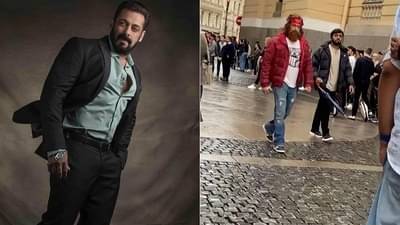 Tiger 3 : टायगर 3च्या सेटवरून सलमान खानचा फर्स्ट लूक लीक, लांब केस आणि दाढीमध्ये भाईजानला ओळखणं कठीण