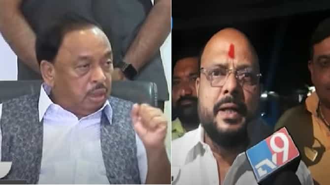 VIDEO | अंगात चुडैल घुसली की काय? भानुमतीच्या भक्ताकडे न्यायला हवं, गुलाबराव नारायण राणेंवर बरसले