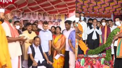 नारायण राणेंचं कुणकेश्वराच्या साक्षीने औक्षण, उत्तम आरोग्यासाठी मंत्रपठण