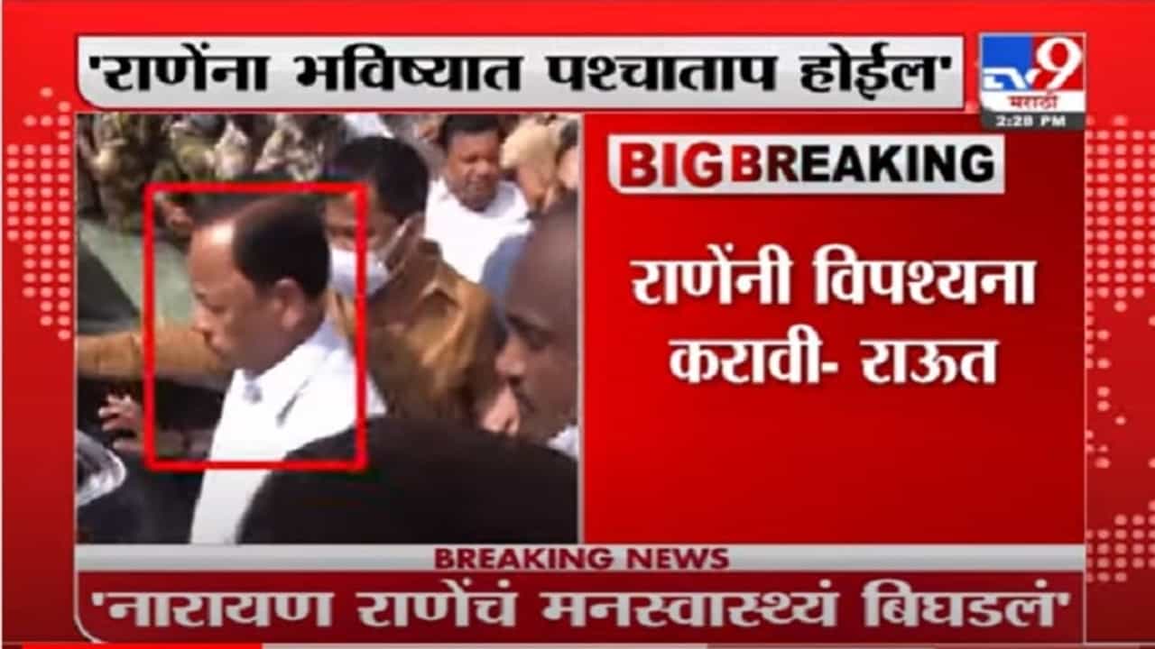 VIDEO : Sanjay Raut | नारायण राणेंना भविष्यात पश्चाताप होईल - खासदार संजय राऊत