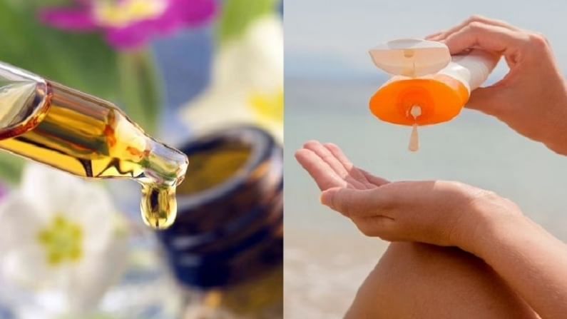 Skin care Tips : 'ही' 4 नैसर्गिक तेल सनस्क्रीनप्रमाणे काम करतात, वाचा याबद्दल अधिक!