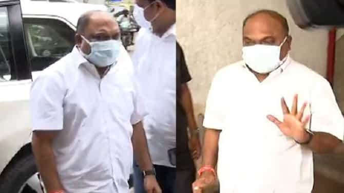 ईडीची नोटीस, अनिल परब घाईघाईत संजय राऊतांच्या भेटीला, दहा मिनिटात त्याच वेगाने माघारी!