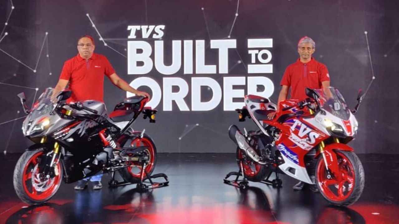 दमदार फीचर्ससह TVS Apache RR 310 स्पोर्ट्स बाईक लाँच, किंमत... दमदार फीचर्ससह TVS Apache RR 310 स्पोर्ट्स बाईक लाँच, किंमत...