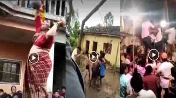 VIDEO : आज हम लोग मस्ती करेगाssss, दहीहंडीतील गंमती जमती, तुफान हसवणारा व्हिडीओ