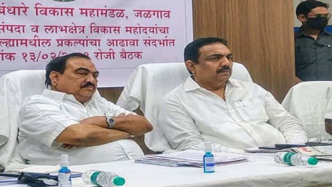 एकनाथ खडसेंच्या वाढदिवशी जयंत पाटलांचं आगळंवेगळं गिफ्ट, जळगाव जिल्ह्यातील सिंचन योजनेचा शुभारंभ