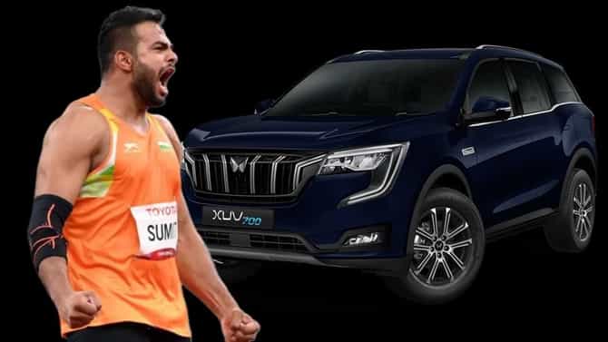 Tokyo Paralympics मधील सुवर्णपदक विजेत्या सुमित अंतिलला Mahindra कस्टम मेड स्पेशल XUV गिफ्ट करणार