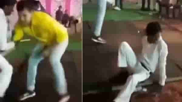 Video | डान्स फ्लोअरवर मित्रांचा भन्नाट डान्स, पण मध्येच काहीतरी बिनसलं अन् घडला विचित्र प्रकार, व्हिडीओ पहाच !