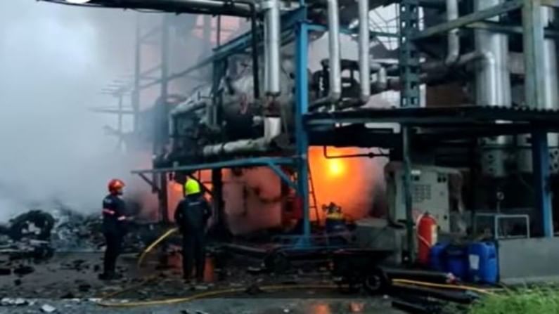 VIDEO | तारापूर एमआयडीसीमध्ये भीषण स्फोट, एका कामगाराचा आगीत होरपळून मृत्यू, 4 जखमी