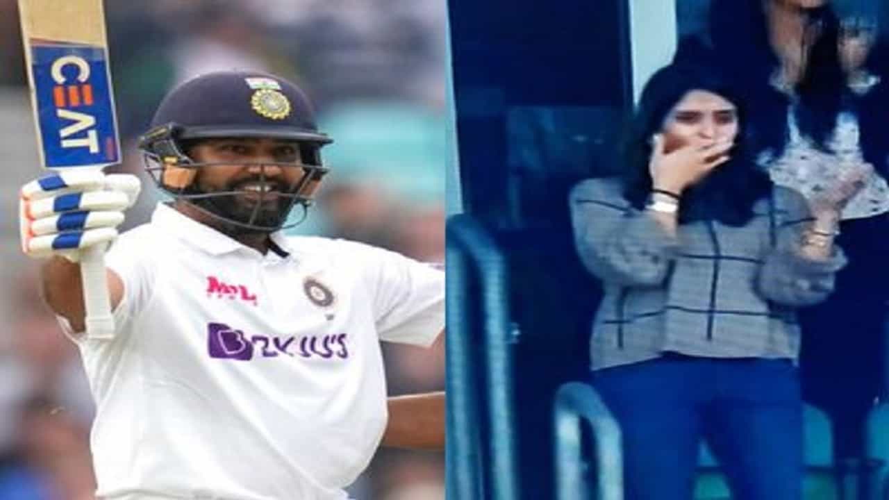 VIDEO : रोहितंच अप्रतिम शतक, रितीकाची Flying Kiss, व्हिडीओपाहून चाहतेही घायाळ