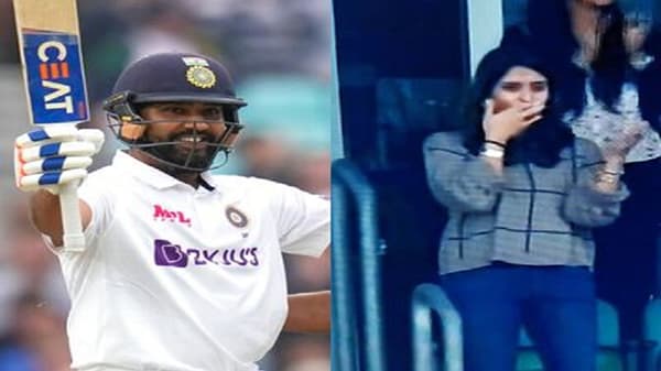 VIDEO : रोहितंच अप्रतिम शतक, रितीकाची Flying Kiss, व्हिडीओपाहून चाहतेही घायाळ