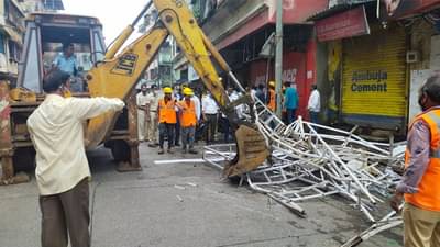कल्पिता पिंपळे यांच्यावरील हल्ल्यानंतर ठाण्यात फेरिवाला हटाव; अनधिकृत टपऱ्या, स्टॉल, हातगाड्यांवर हातोडा