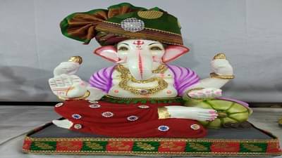 काळजाचा ढोल, श्वासाच्या झांजा; नाशकात फेटेधारी दगडू शेट यांच्या मूर्तीला तुफान मागणी