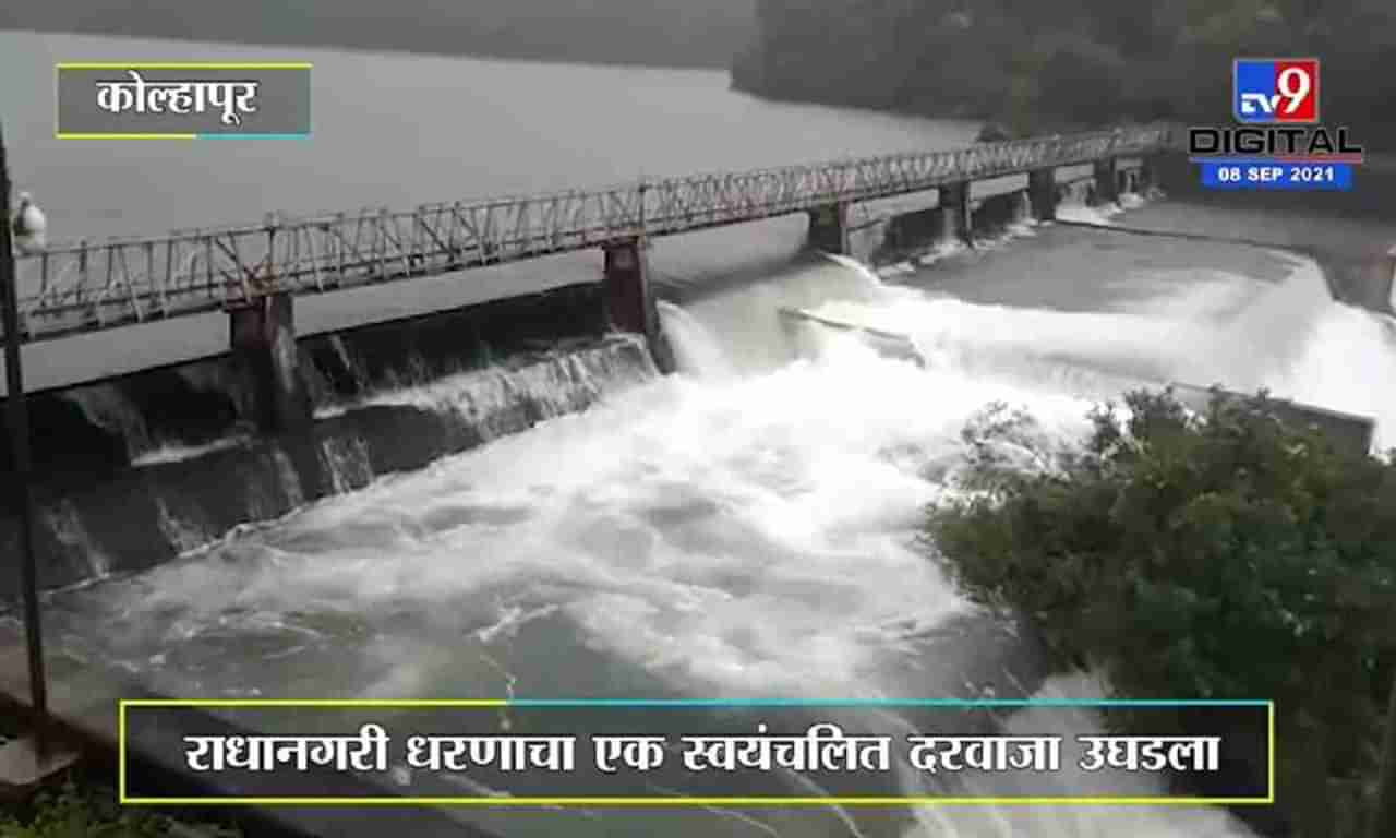 Kolhapur | राधानगरी धरणातून भोगावती नदीत 2828 क्यूसेक्स विसर्ग सुरु