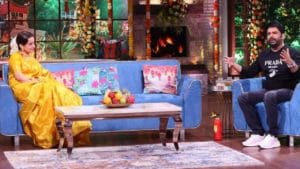 The Kapil Sharma Show : 'थलायवी' च्या टीमसोबत कंगना रनौतची ‘द कपिल शर्मा’ शोमध्ये एन्ट्री, पाहा फोटो