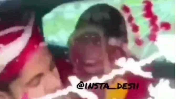 Video | लग्न थाटामाटात, पण सासरला जाताना खवळली, नवरीने लगावली नवरदेवाच्या कानशिलात, व्हिडीओ व्हायरल
