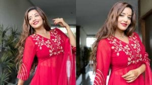 Monalisa : भोजपुरी क्विन मोनालिसाचा देसी लूक, पाहा खास फोटो