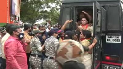 साकीनाका बलात्कार पीडितेच्या मृत्यूनंतर वातावरण तापलं, भाजपचे औरंगाबादेत आंदोलन, जोरदार घोषणाबाजी