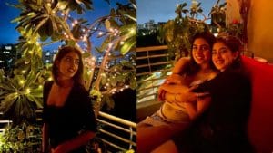 Khushi- Navya : नव्या नवेलीची खुशी कपूरसोबत जंगी पार्टी, पाहा खास फोटो