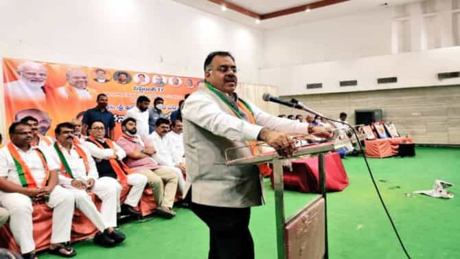 तेलंगणातील हुकुमशाही सरकार पायउतार होणं निश्चित, भाजप महासचिवांचा घणाघात