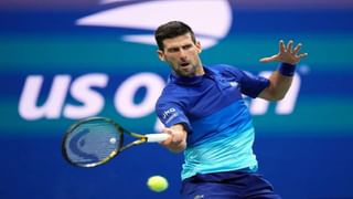 VIDEO : अरे बापरे! पराभूत होताच Novak Djokovic मैदानातच बॅडमिंटन रॅकेट आपटू लागला, नोव्हाकचं रौद्ररुप पाहून सर्वच चकित