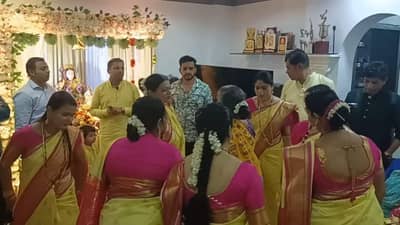 बेलापूरच्या आग्रोळी गावात पारंपरिक गौरी पूजनाचा थाट, सोनपावलांनी आलेल्या गौरींचे आज विसर्जन