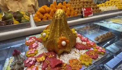 लई भारीः नाशिकमध्ये चक्क सोन्याचे मोदक; दर 12000 रुपये किलो