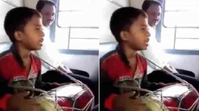 VIDEO: ढोलकीच्या तालावर मुलाने असा काही आळवला सूर; गाणं ऐकून नेटिजन्स म्हणाले...