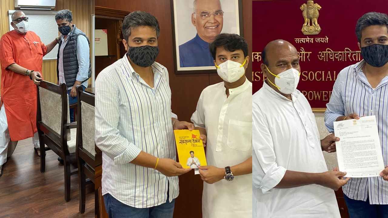 रोहित पवार 2 दिवसांपासून दिल्लीत, 8 केंद्रीय मंत्र्यांना भेटले; जामखेड-कर्जतचा आर्थिक विकास करण्यासाठी जोरबैठका रोहित पवार 2 दिवसांपासून दिल्लीत, 8 केंद्रीय मंत्र्यांना भेटले; जामखेड-कर्जतचा आर्थिक विकास करण्यासाठी जोरबैठका