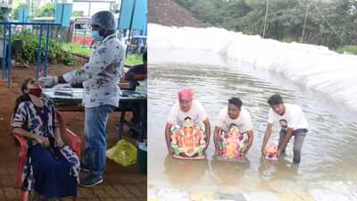 ठाण्यात विसर्जनाच्या सातव्या दिवशीही 1686 भाविकांची अँटीजेन चाचणी; एकाचाच रिपोर्ट पॉझिटिव्ह