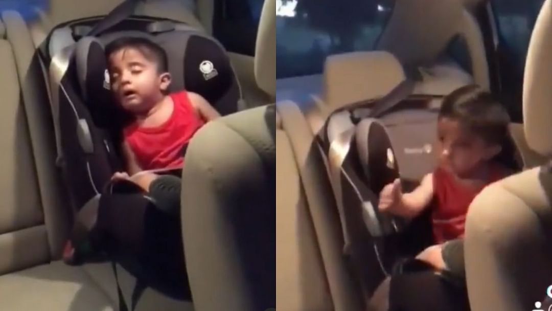 Viral Video: गाढ झोपला... गाणं लागताच नाचत सुटला; या मुलाचा व्हिडीओ पाहाल तर पोटधरून हसाल