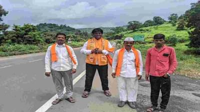 400 किमी पायी प्रवास करून शिवसैनिक निघाले मातोश्रीवर; पक्षप्रमुखांकडे मांडणार विविध समस्या आणि प्रश्न