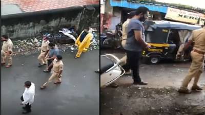 सराईत गुंड जावेद अन्सारीची नालासोपाऱ्यात दहशत, पोलिसांकडून त्याच परिसरात धिंड?