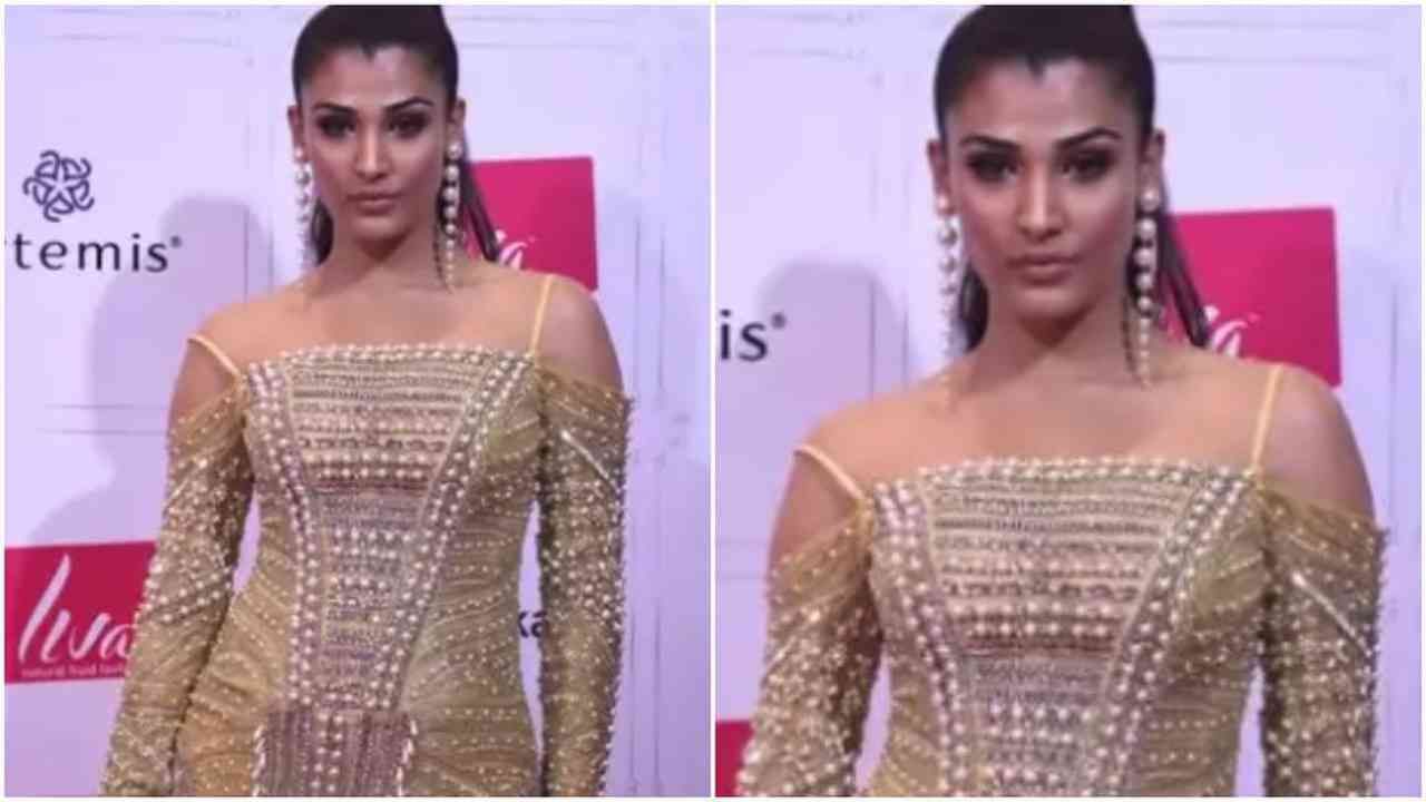 मिस युनिव्हर्स इंडिया 2018 नेहलने ऑफ स्टॉल्डर ड्रेसमध्ये तिच्या स्टाईलनं सर्वांची मनं जिंकली. यासोबतच तिची हेअरस्टाईलही खूप मस्त दिसत होती.