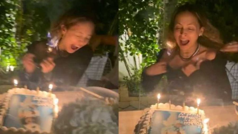 Video | केक कापताना भलतंच घडलं, वाढदिवशीच अभिनेत्रीच्या केसांनी घेतला पेट, व्हिडीओ व्हायरल