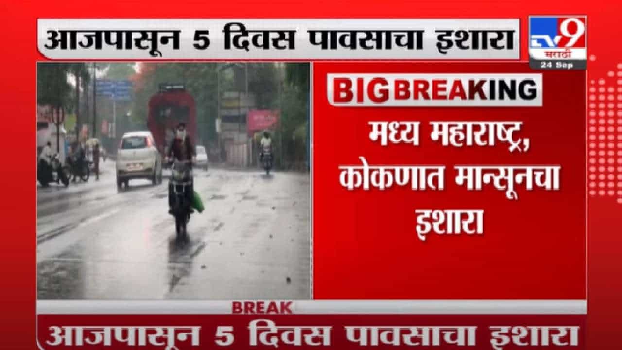 Heavy Rain | मध्य महाराष्ट्रासह कोकणात पुढील पाच दिवस पावसाचा इशारा