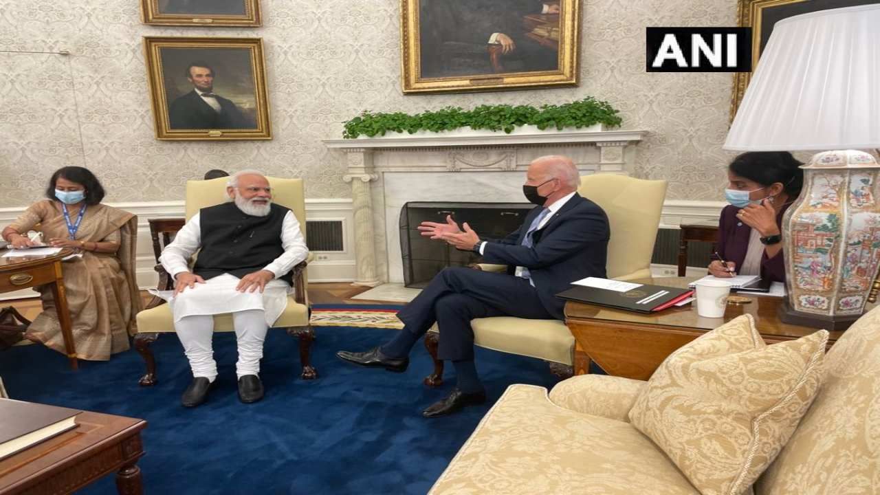 PM Modi in US : पंतप्रधान नरेंद मोदींनी अमेरिकेचे अध्यक्ष जो बायडन यांचे मानले आभार, दोन नेत्यांमध्ये चर्चा सुरु