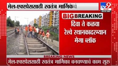 Mumbai Local Train | मध्य रेल्वेवर 10 तासांचा मेगाबॉल्क