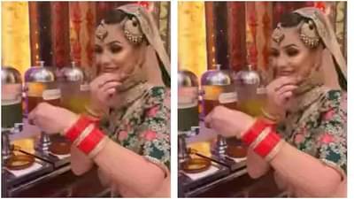 Video | काही क्षणात बोहल्यावर चढणार, पण पाणीपुरी सोडली नाही, नवरीची सोशल मीडियावर एकच चर्चा
