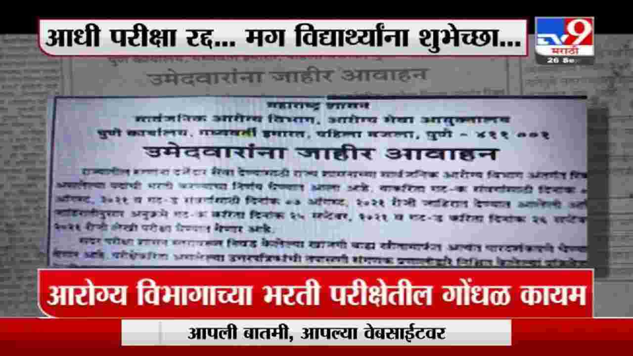 Special Report | आधी परीक्षा रद्द...मग विद्यार्थ्यांना शुभेच्छा..