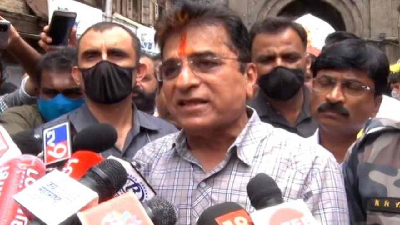 Kirit Somaiya vs Hasan Mushrif : आजपासून ठाकरे सरकारच्या अंताची सुरुवात, अंबाबाईच्या दरबारात सोमय्यांचा एल्गार