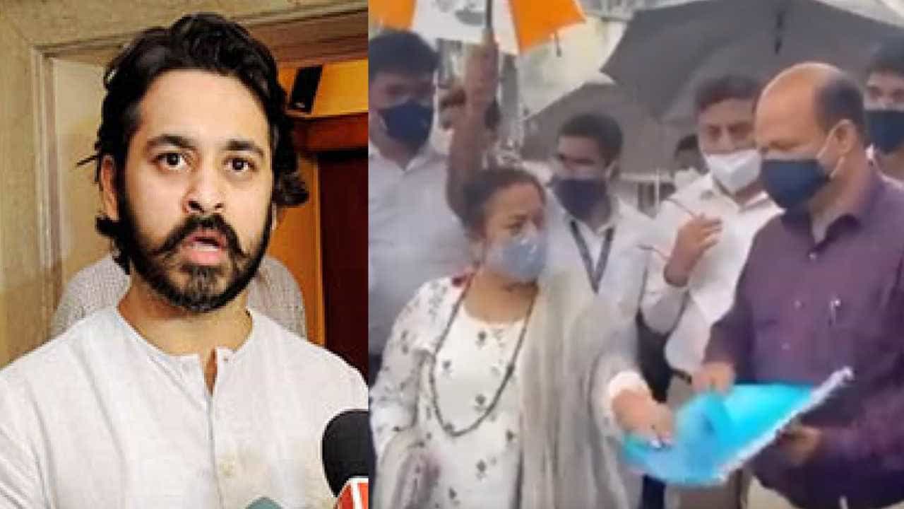 मुंबईतील खड्ड्यांवरुन किशोरी पेडणेकरांनी अधिकाऱ्यांना झापलं, निलेश राणे म्हणतात, महापौरांना 2021 चा बेस्ट ड्रामा अवॉर्ड द्यायला हवा!