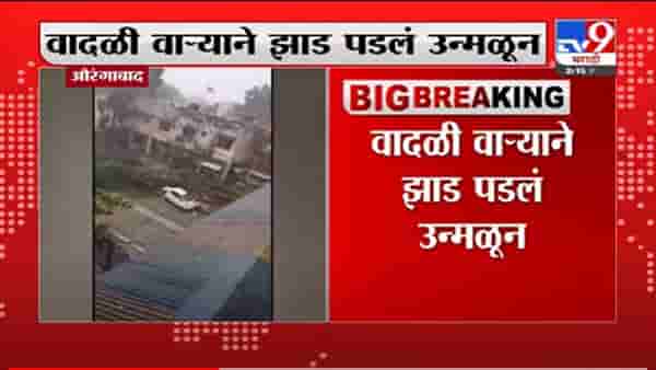 VIDEO : Aurangabad | औरंगाबादमध्ये वादळी वाऱ्यासह जोरदार पाऊस, व्हि़डिओ व्हायरल