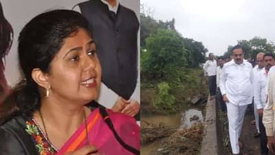 रस्त्याच्याकडेला उभं राहून पूरपरिस्थितीची पाहणी करू नका; पंकजा मुंडेंनी जयंत पाटील, धनंजय मुंडेंना डिवचले