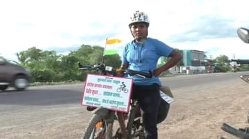 शेतकरी कन्येची पर्यावरण संवर्धनासाठी 11 महिन्यांपासून सायकल भ्रमंती, 14 हजार किमीचा प्रवास!