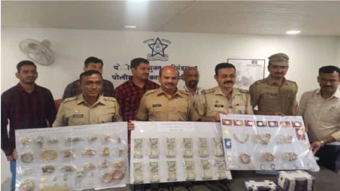 कुटुंब बाहेरगावी जाताच चार वॉचमनमध्ये कट शिजला, नवी मुंबईत 25 लाखांची घरफोडी,
